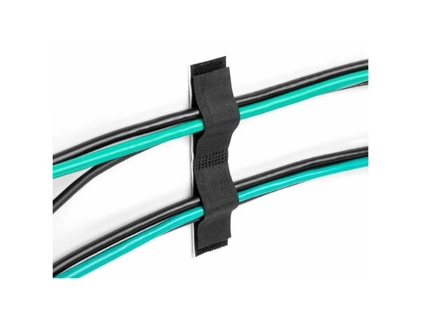 Delock - Kabelholder - self-adhesive, L 110 mm x W 20 mm - 11 cm - svart (en pakke 10)
