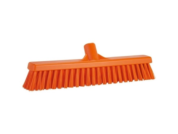 Fjäderkost Vikan, orange, polyester/PP/rostfritt stål, 41 cm