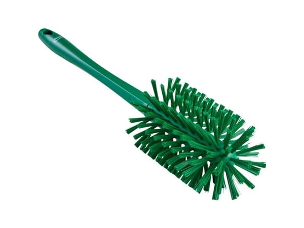 Rørbørste, Vikan, 43cm, Ø9cm, grøn, polyester/PP/rustfrit stål