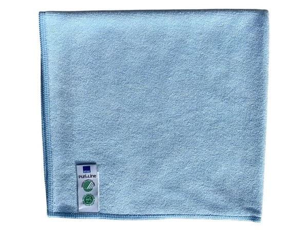 Puhdistusliina, ABENA Puri-Line Soft, 40x40cm, sininen, mikrokuitu - (10 kpl) Puhdistusliina, ABENA Puri-Line Soft, 40x40cm, sininen, mikrokuitu - (10 kpl)