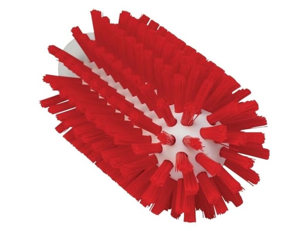 Rörborsthuvud Vikan, 14,5 cm, Ø6,3 cm, röd, polyester/PP/stål