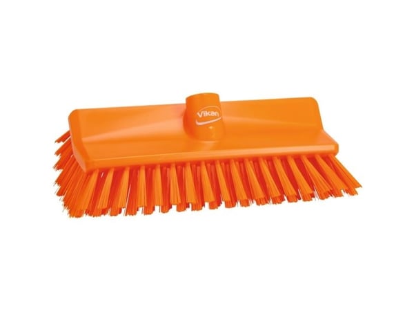 Vikan high-low golvborste 26,5x15x10 cm orange polyester/PP/rostfritt stål 26,5 cm (10 st)