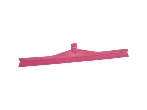 Golvskrapa, Vikan, 60x8x9,5cm, rosa, TPE-gummi/PP, 60 cm, med enkelblad
