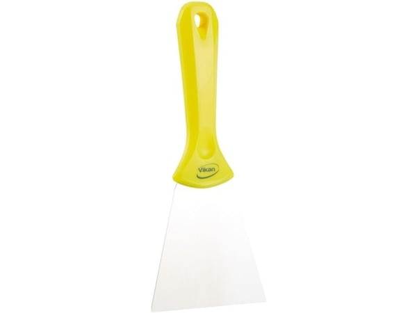 Skraber, Vikan Stainless Steel Hand Scraper, gul 100mmx235mm