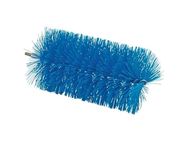 Putkenpuhdistuspää, Vikan, 20cm, Ø9cm, sininen, polyesteri/PP/ruostumaton teräs - (10 kpl)