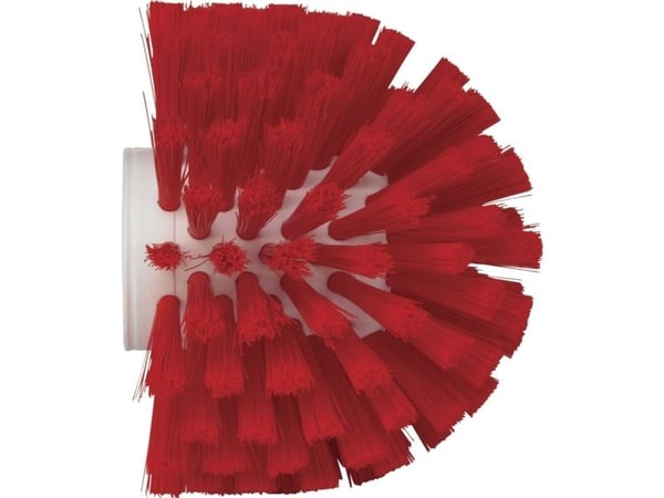 Cylinderbørste, Vikan, 13cm, Ø13,5cm, rød, polyester/PP/rustfrit stål