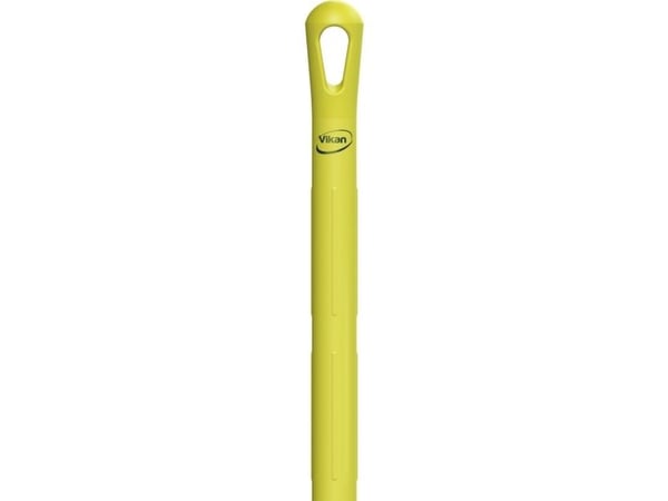 Skaft med gevind, Vikan, 170cm, Ø3,2cm, gul, glas/PP