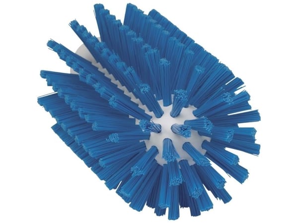 Rørbørstehoved, Vikan, 15,5cm, Ø7,7cm, blå, polyester/PP/rustfrit stål Rørbørstehoved, Vikan, 15,5cm, Ø7,7cm, blå, polyester/PP/rustfrit stål