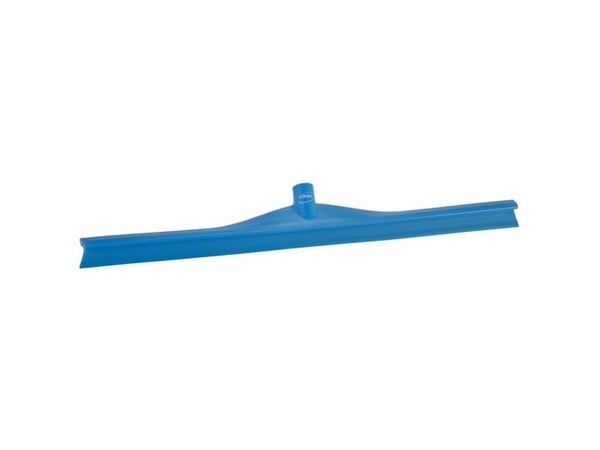 Golvskrapa, Vikan, 70x7x8,5cm, blå, TPE gummi/PP, 70 cm, med enkelblad
