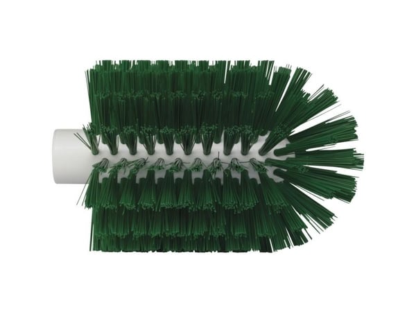 Rørbørstehoved, Vikan, 17cm, Ø10cm, grøn, polyester/PP/rustfrit stål Rørbørstehoved, Vikan, 17cm, Ø10cm, grøn, polyester/PP/rustfrit stål