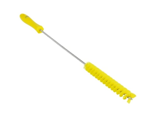 Rørrenser, Vikan, 50cm, Ø2cm, gul, polyester/PP/rustfrit stål - (15 stk.)