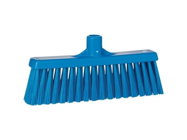 Sopborste Vikan blå, polyester/PP/rostfritt stål, 31 cm