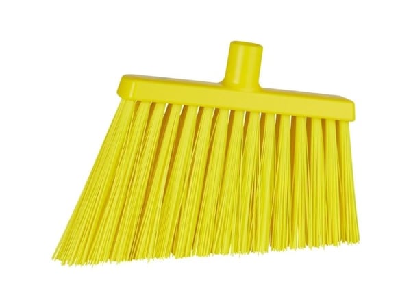 Fejekost, Vikan, gul, polyester/PP/rustfrit stål, 29 cm