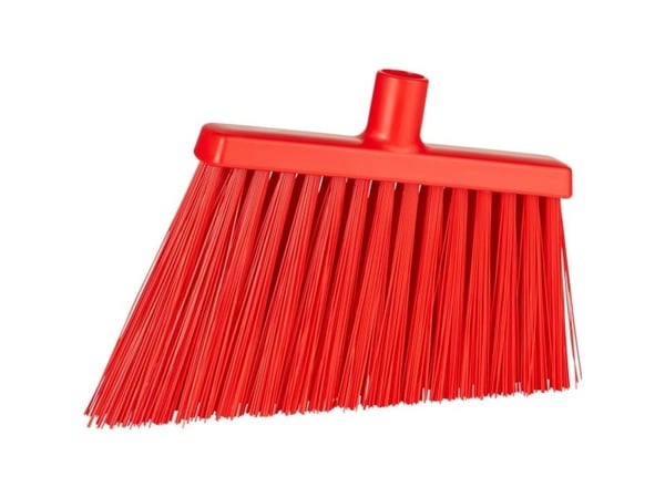 Sopborste, Vikan, röd, polyester/PP/stål, 29 cm (10 st.)
