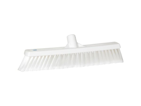 Fejekost, Vikan, hvid, PP/rustfrit stål, 41 cm, blød
