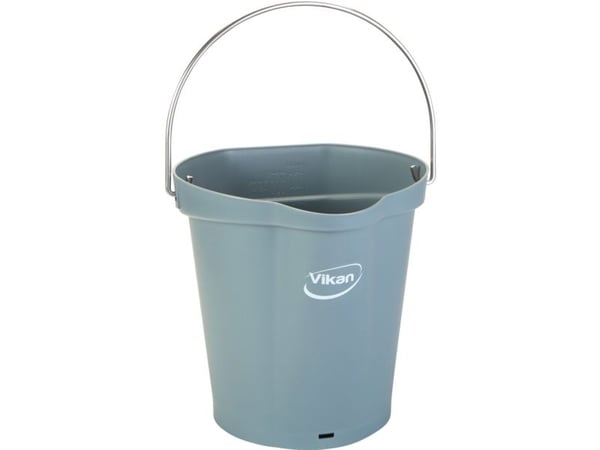 Spand til fødevarer, Vikan, 6 l, grå, PP/rustfrit stål