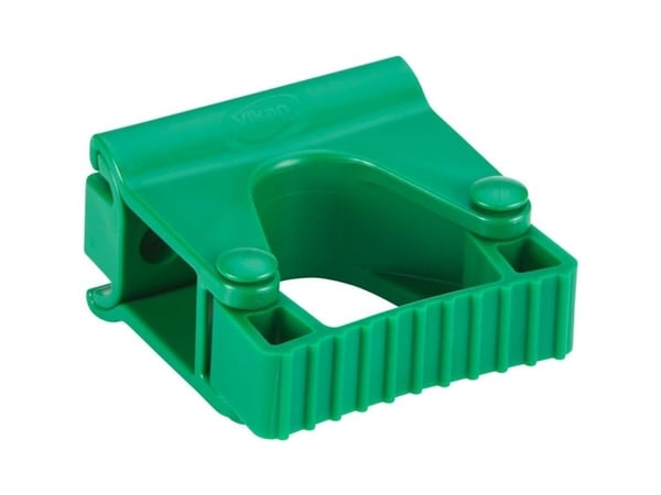 Vægophæng til redskaber, Vikan, 8,7x8,3x4,8cm, grøn, PP/TPE - (5 stk.)