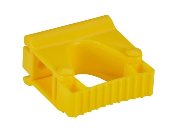 Väggupphängning för redskap Vikan 8,7x8,3x4,8 cm gul PP/TPE (5 st)