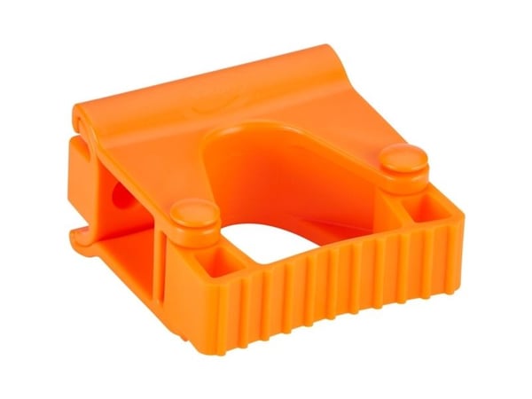 Vægophæng til redskaber, Vikan, 8,7x8,3x4,8cm, orange, PP/TPE - (5 stk.)