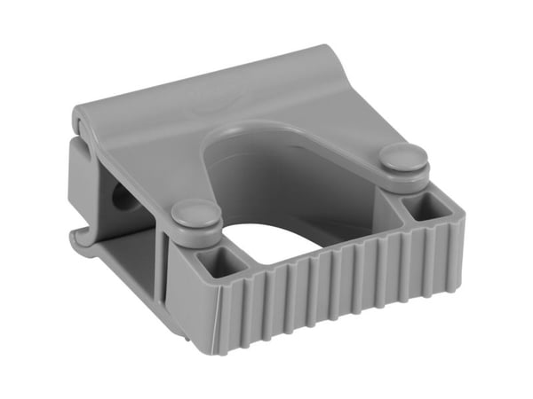 Vægophæng til redskaber, Vikan, 8,7x8,3x4,8cm, grå, PP/TPE - (5 stk.)