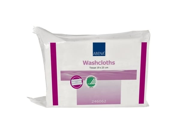 Abena Soft-Care - Tørkekluter - papir - 125 ark - C-folding - hvit