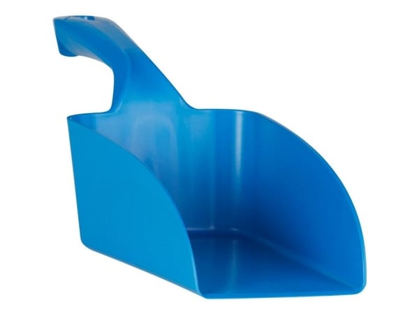 Handskyffel, Vikan, 35x11x10 cm, 1 l, blå, metall/PP