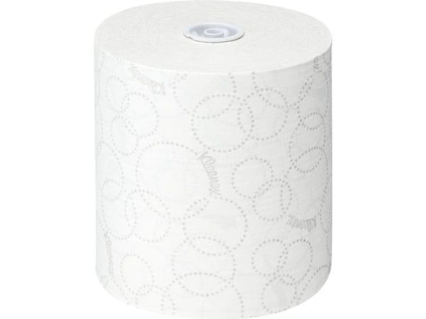 Håndklæderulle, Kimberly-Clark Kleenex, 2-lags, 150m x 19,8cm, hvid, blandingsfibre