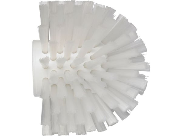 Cylinderbørste, Vikan, 13cm, Ø13,5cm, hvid, polyester/PP/rustfrit stål