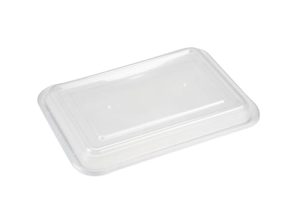 Lock till take-away-bricka, ABENA Cater-Line, 14x11,5x1,5cm, transparent - (8 st.)