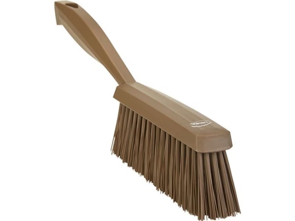 Handskurborste, Vikan, 33x3,5x11 cm, brun, polyester/PP/rostfritt stål