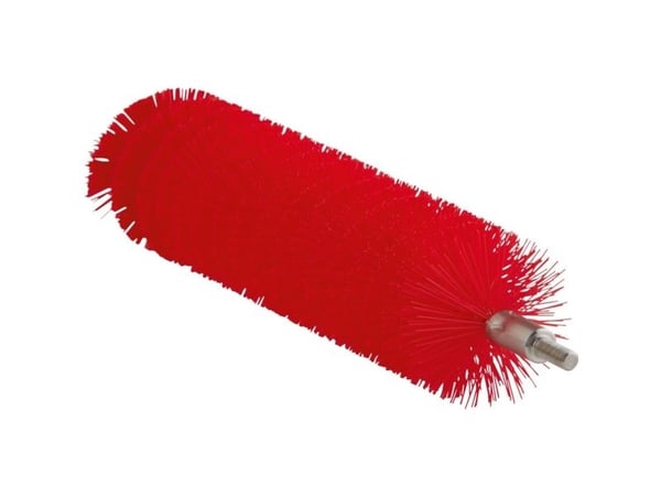 Rørrenserhoved, Vikan, 20cm, Ø4cm, rød, polyester/rustfrit stål - (10 stk.) Rørrenserhoved, Vikan, 20cm, Ø4cm, rød, polyester/rustfrit stål - (10 stk.)