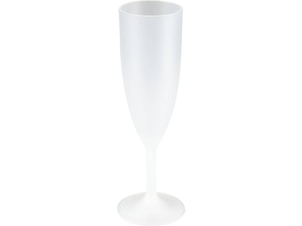 Champagneglas, ABENA Gastro, 20cm, Ø5,7cm, 15 cl, 22 cl, frosted hvid, PP