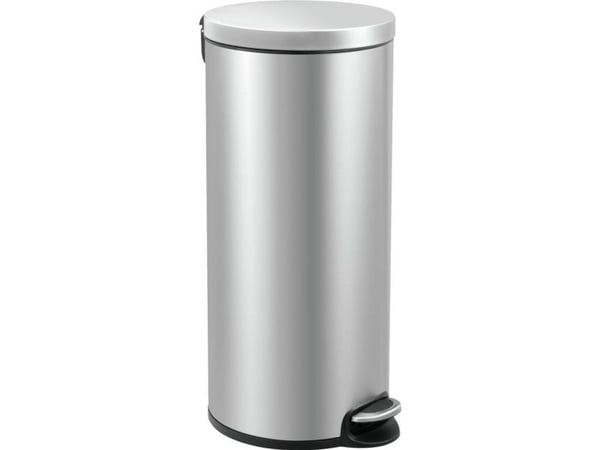 Pedalbøtte, EKO Serene, stål matt, rustfritt stål, 30 l