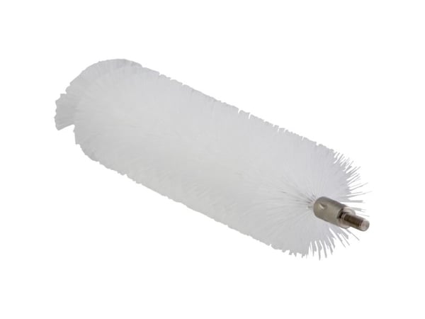 Putkisiivoojan pää, Vikan, 20cm, Ø4cm, valkoinen, polyesteri/PP/ruostumaton teräs - (10 kpl)