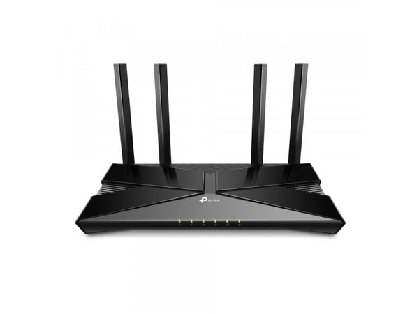 TP-Link EX520, Wi-Fi 6 (802.11ax), Dobbelbånd (2.4 GHz / 5 GHz), Ethernet/bredbåndsforbindelse, Svart, Frittstående router