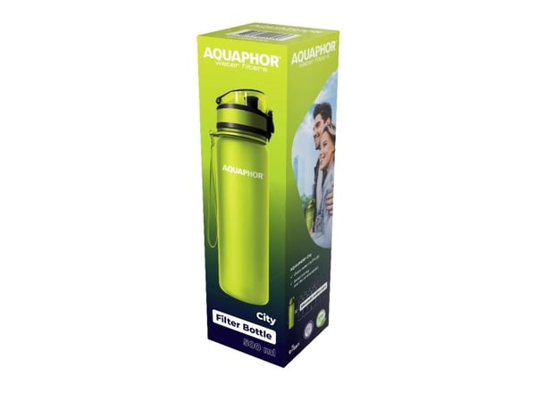 AQUAPHOR 4744131015743, 500 ml, Daglig bruk, Limefarget, Voksen, Flippkork, Monokromatisk