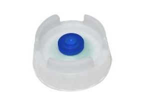 Low To FIFO Muovipullo Ø5xH2,5cm valkoinen/sininen, 6 kpl/kpl