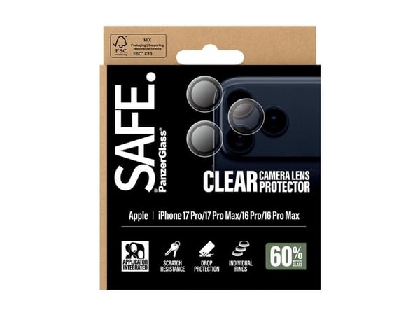 SAFE. by PanzerGlass - For mobiltelefon - for Apple iPhone 17 Pro, 17 Pro Max
