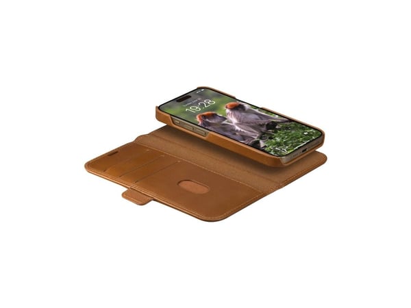 dbramante1928 Lynge, Folio-kotelo, Apple, iPhone 15 Pro, Ruskea