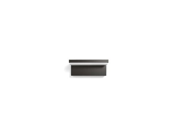 Philips myGarden Bustan - Vegglampe - LED x 2 - total: 9 W (ekvivalent 80 W) - klasse F - varmt hvitt lys - 2700 K - L-type - antrasittgrå