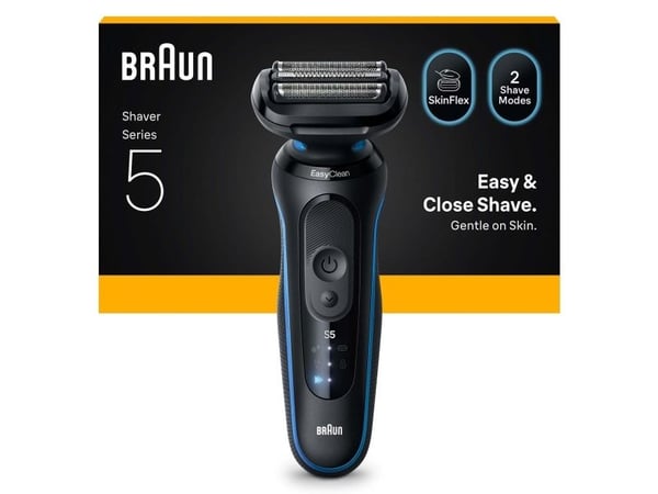 Braun Series 5 52-B1000s, Folie shaver, Sort, Knapper, Intensiv, Normal, Batteri, Lithium-Ion (Li-Ion), Paristo, Lithium-Ion (Li-Ion)
