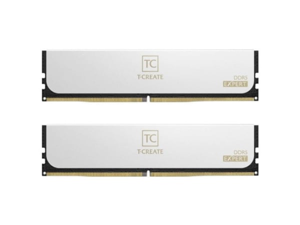 T-CREATE EXPERT - DDR5 - sett - 32 GB: 2 x 16 GB - DIMM 288-pin - 3000 MHz / PC5-48000 - CL30 - 1.35 V - ikke-bufret - on-die ECC - hvit