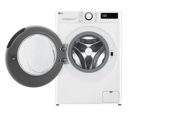 LG F4WR509SWW - Vaskemaskin - bredde: 60 cm - dybde: 62 cm - høyde: 85 cm - frontileggelse - 9 kg - 1400 rpm - hvit