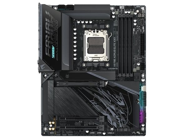 AORUS - Hovedkort - Socket AM5 - USB 3.2 Gen 1 - innbygd grafikk (CPU kreves) - HD-lyd (8-kanalers)