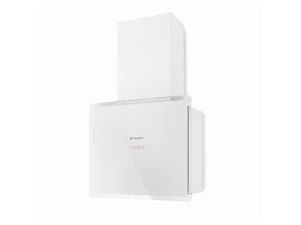 Faber Glam-Fit 55 WH - Panser - røykkanal - bredde: 54.8 cm - dybde: 22.5 cm - ekstraksjon og resirkulasjon (-) - med intern motor - hvit