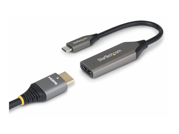 Startech - Adapterkabel - USB-C hann til HDMI hann - 20 cm - 8K 60Hz støtte, 4K 144Hz støtte
