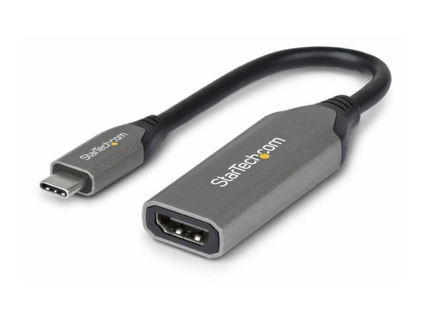 Startech - Adapterkabel - USB-C hann til HDMI hann - 20 cm - 8K 60Hz støtte, 4K 144Hz støtte