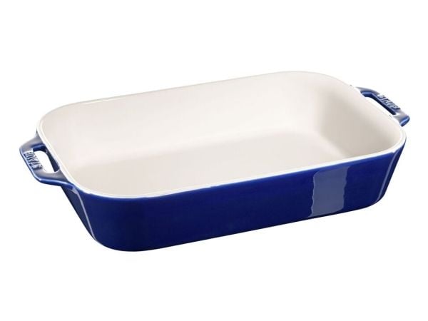 Staub 40511-149-0, Stekeform, Rektangulær, Keramisk, Blå, -20 - 300 °C, 4,4 l