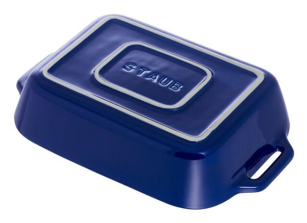 Staub 40511-149-0, Stekeform, Rektangulær, Keramisk, Blå, -20 - 300 °C, 4,4 l