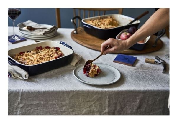 Staub 40511-149-0, Stekeform, Rektangulær, Keramisk, Blå, -20 - 300 °C, 4,4 l